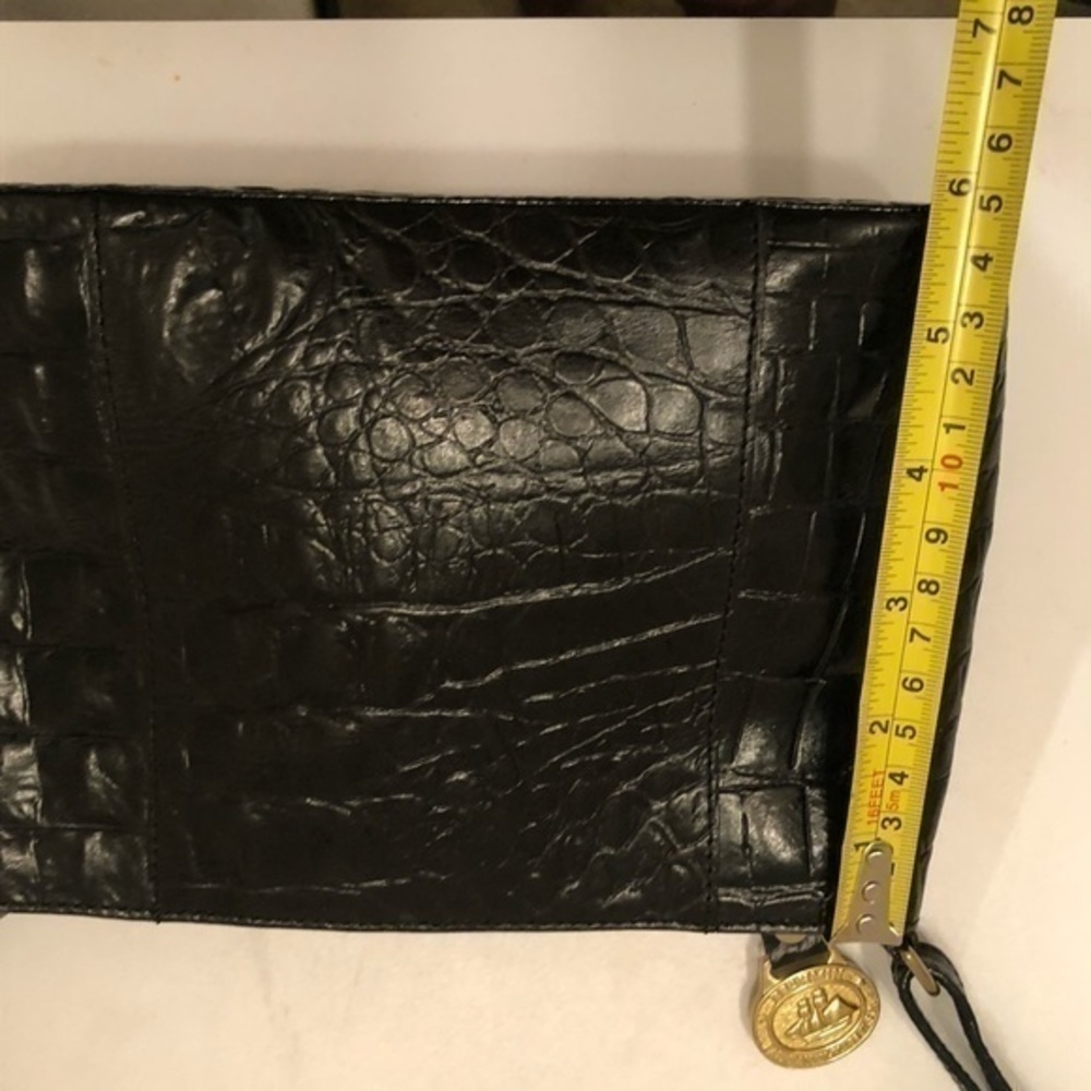 Brahmin black Melbourne mini shoulder bag vintage - Picture 8 of 12